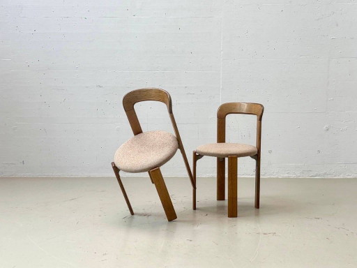 Sillas Rey, diseñadas por Bruno Rey para Dietiker, 1971. – kuipstoelen, Wood