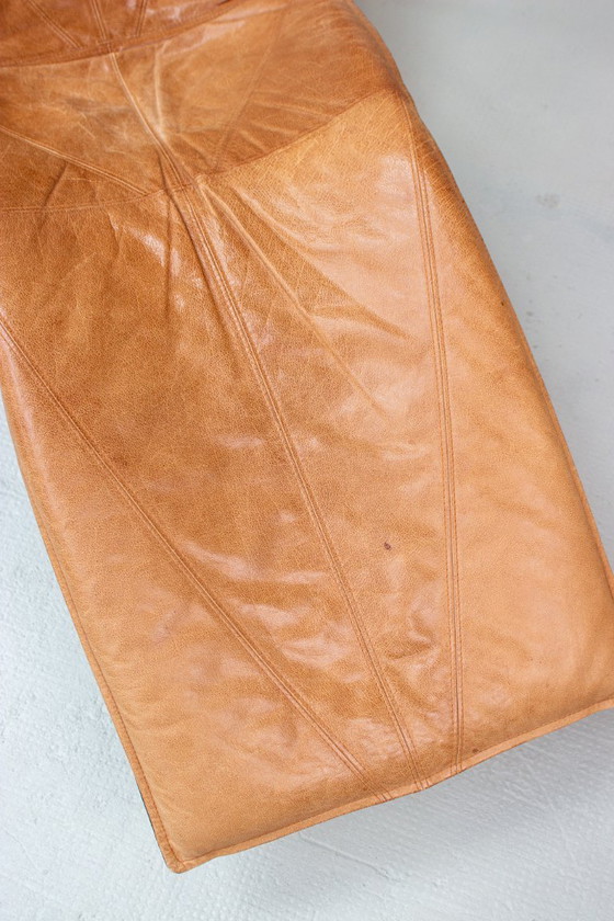 Image 1 of Poltrona lounge IKEA Skye vintage in pelle anni '90