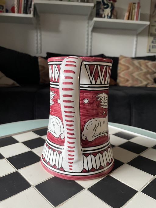 Ceramique artisanale italienne Derita signée 