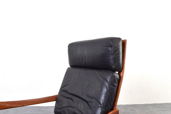 Image 1 of Mid-Century Teak-Loungesessel von Illum Wikkelsø für Niels Eilersen, 1960er Jahre.