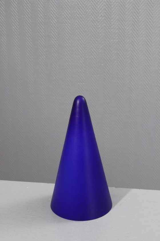 Image 1 of Lampada vintage "Teepee" di SCE per Habitat, blu, 35 cm, design postmoderno, anni '90