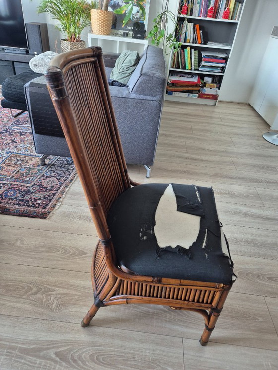 Image 1 of Vintage Bamboe Dining Chairs