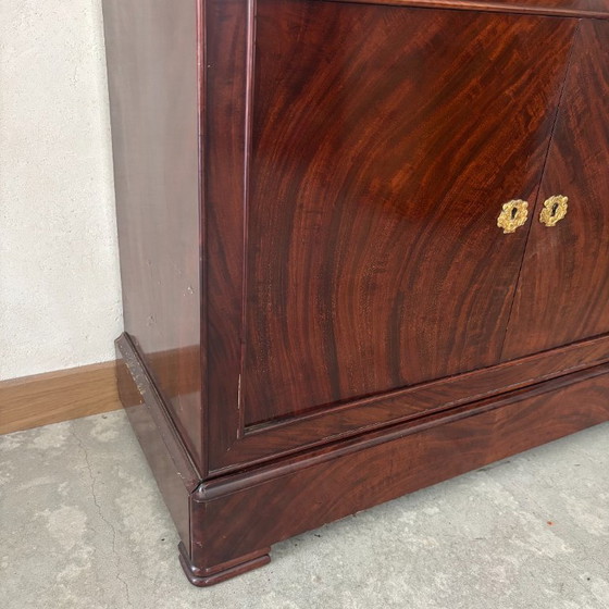 Mahoniehouten en esdoornhouten secretair bureau – Kledingkasten, Wood (photo 6 of 9)
