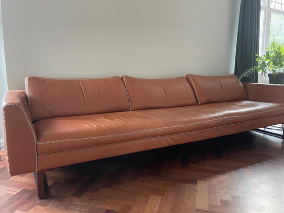 Image 1 of Sofá de cuero coñac