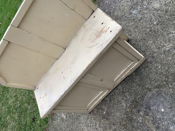 Vintage Hand Painted Cabinet – Sideboard cabinet (photo 5 of 13)