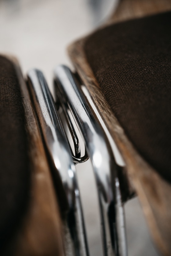 Image 1 of Carlo Ratti Style Set Da Pranzo 4 Sedie Design Modernariato Anni ‘70