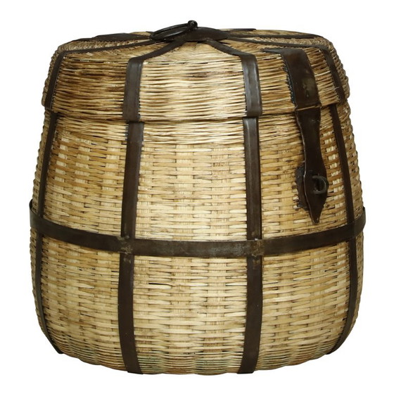 Large Wicker Basket with Metal Inserts CLOVE – Decorative Objects (photo 5 of 9)