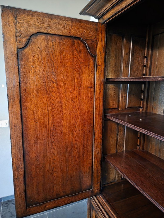 Image 1 of Vintage massief eikenkast