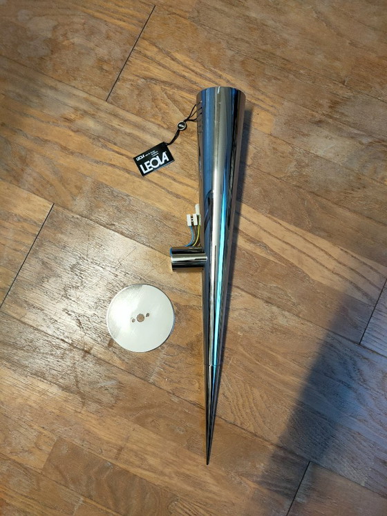 Image 1 of LEOLA Secreto WL Chrome torch wall lamp - set of 2