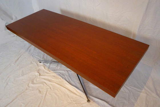 Image 1 of Table polyvalente haute/ basse  teck