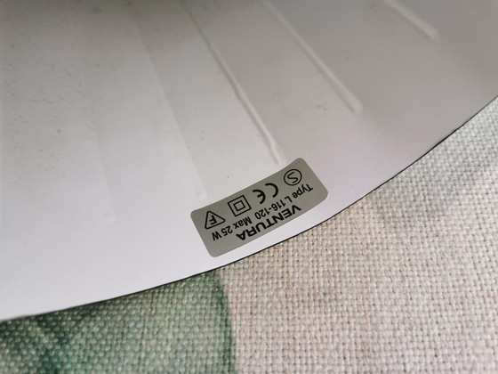 Image 1 of Lampada da parete in pelle scamosciata Ventura