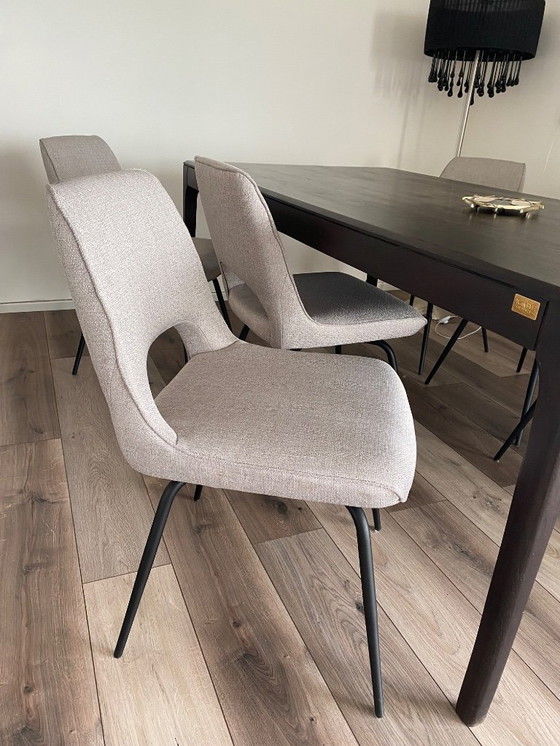 Image 1 of Kare Design Brooklyn Walnut Retro Dining Table