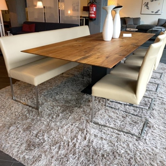 Image 1 of Musterring Nova dining chair (set of 4) with bench