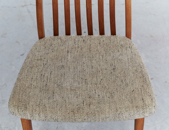 Image 1 of Mid Century Esszimmerstühle von Schou Andersen, Sechser-Set