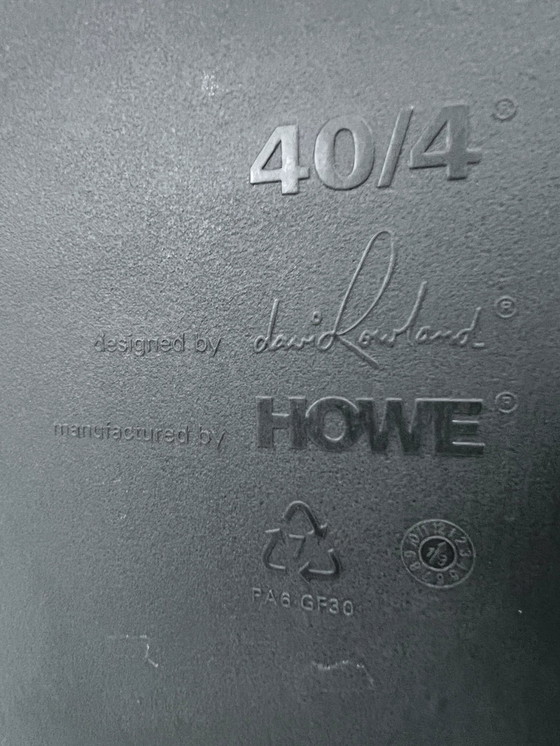 Image 1 of 2 x HOWE 40/4 bijzetstoel - Iconisch ontwerp