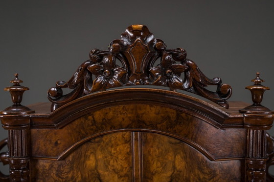 Escritorio Tocador Antiguo Louis Philippe de Nogal, 1860 – Wood (photo 5 of 28)