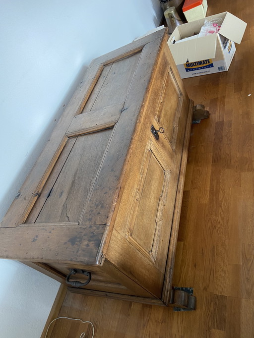 Antique Oak Blanket Chest Chest Antique Oak