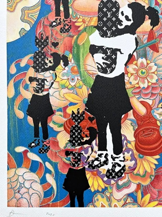 Image 1 of Death Nyc - Banksy Bomb Love Girls - Edizione limitata con certificato