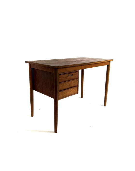 Image 1 of Dänischer Schreibtisch aus Teakholz, 1960er Jahre