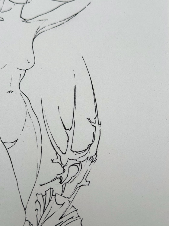 Image 1 of Eugene Eechaut (1928-2019) - Minimalistic Ink Composition. 1970