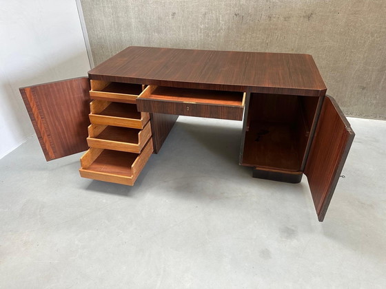 Image 1 of Scrivania Art Déco in ebano - Bruno Paul