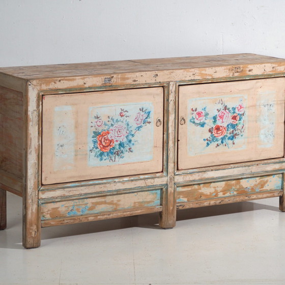 Credenza bianca antica con illustrazioni originali (c.1900) #7 – Credenze (photo 4 of 40)