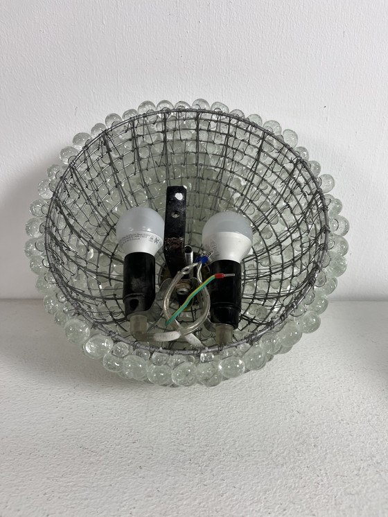 Image 1 of 2 lámparas de pared y techo de Murano de los años ochenta de cristal