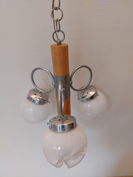 Image 1 of Lampe suspendue murano vintage