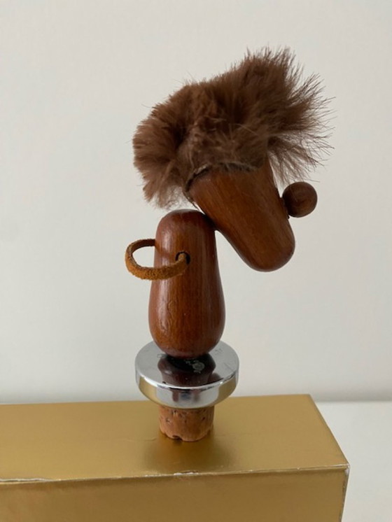 Image 1 of Hans Bolling leuke vintage flessenstop teak