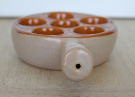 Image 1 of snail/tapas pots, 6 pieces, vintage Emile Henry ceramic