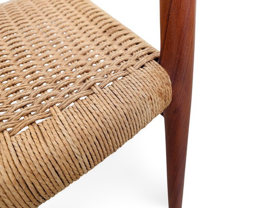 Image 1 of Ensemble de 4 chaises JL Mollers modèle 75 Niels Otto Møller en teck vintage