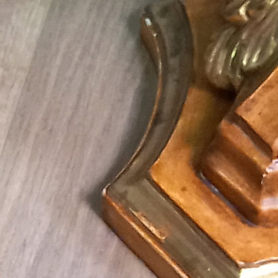 Image 1 of Unique Hollywood Regency side table