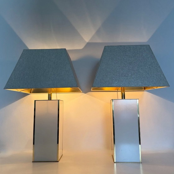 Image 1 of Pair of Maison Jansen Style Table Lamps, 1970s