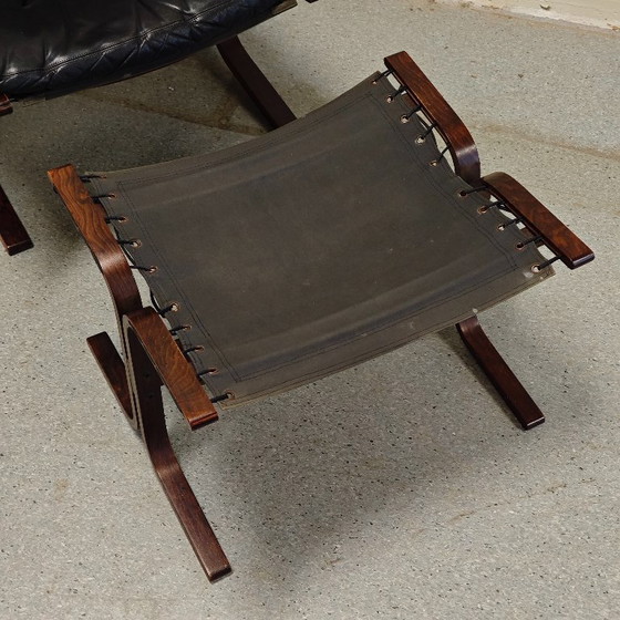 Poltrona Vintage Siesta Ingmar Relling Westnofa – Poltrone, Leather, Wood (photo 5 of 11)