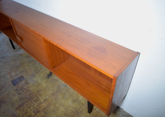 Image 1 of 1960s Danish Teak Sideboard Vintage Cabinet Mid Century Shelf Shelf 