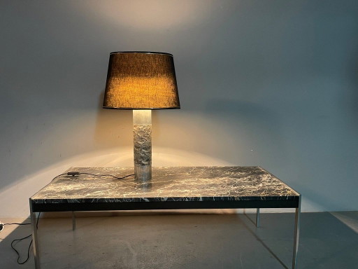 Lampe brutaliste en aluminium de Willy Luyckx pour Aluclair. Belgique, années 1960-1970. Réf. TL2001