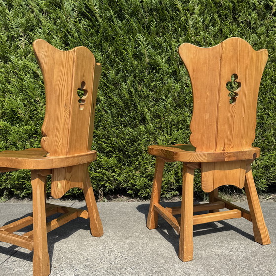 Image 1 of Set van 6 vintage stoelen