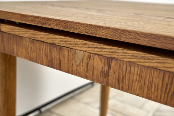 Image 1 of Extendable Oak Dining Table by Jitona, 1960s Czechoslovakia