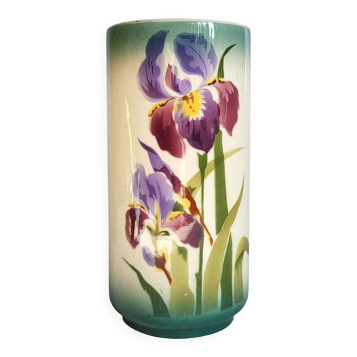Jugendstil Vase aus Steingut von Choisy le Roi