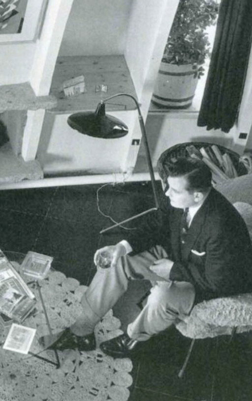 Floor lamp by FJB Corsini for Metalarte 1950s