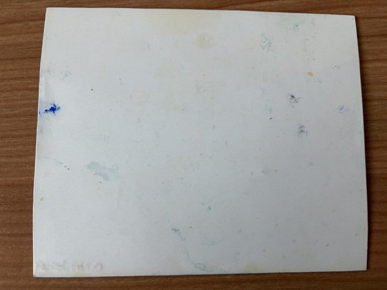 Germaine Nordmann - Peinture florale fleurie - signée. – Objets d'art, Papier (photo 4 of 5)