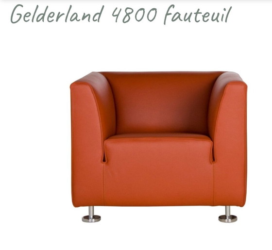 Gelderland 4800 Armchair - Design Henk Vos – Textile, Chrome (photo 7 of 7)