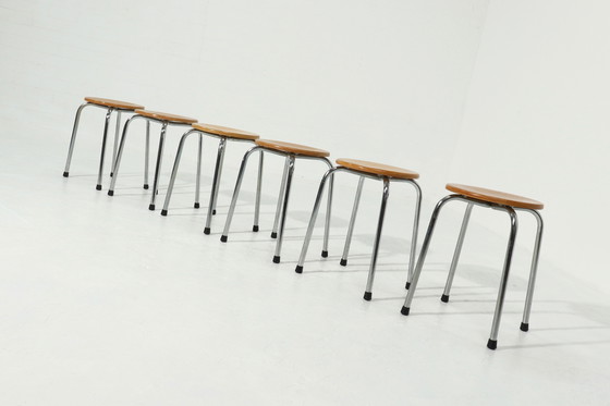 Image 1 of Sgabello industriale design olandese anni '60