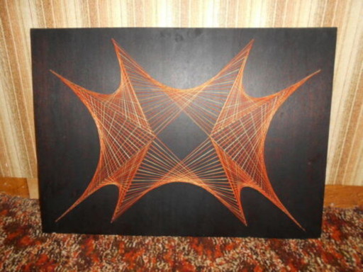 String art, Vintage string art