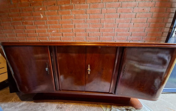 Splendida Credenza anni '50, pezzo unico! – Credenze, Metal, Wood (photo 3 of 6)