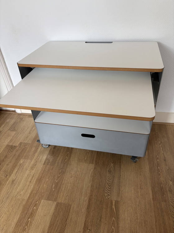 Verrijdbaar bureau – Bijzettafels, Metal, Mdf (photo 8 of 8)