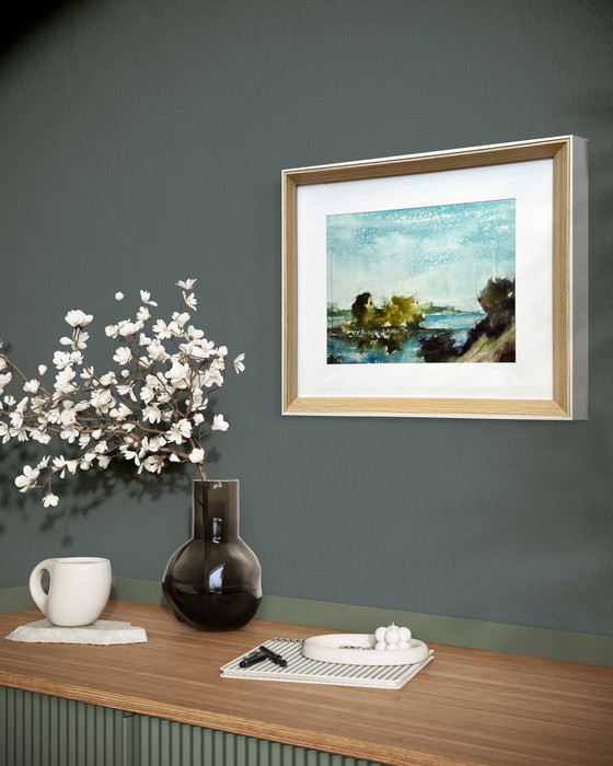 Image 1 of Eugène Eechaut (1928-2019) - Abstract landscape, 1975, signed, framed