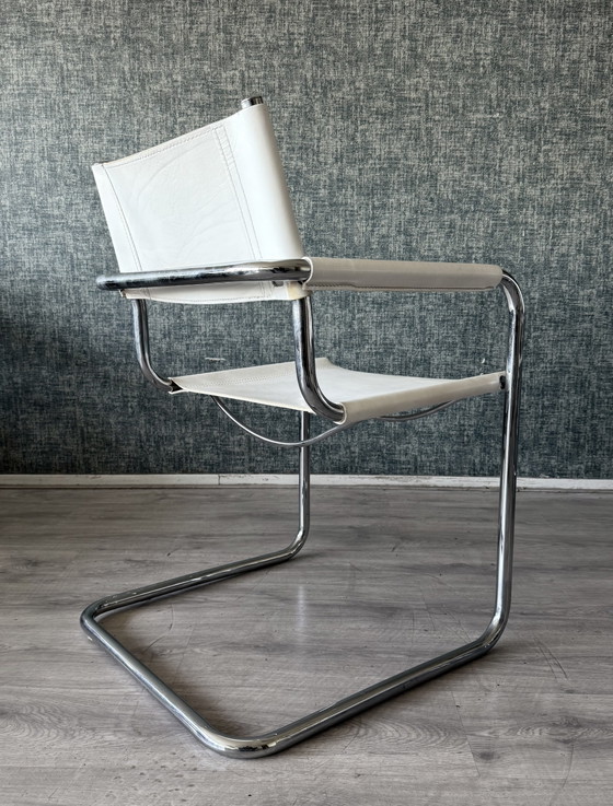 Image 1 of 6x Vintage Mart Stam S34 Chairs by Linea Veam, Italy, ca80s