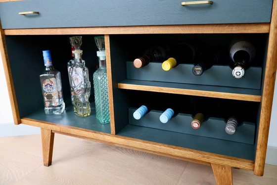 Image 1 of Mid-Century Secretary Converted into Drinks Cabinet – Fully Restored