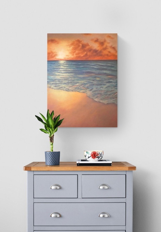 Irina Gauss - Sunrise - Artist's Painting – Paintings & Drawings, Canvas (photo 3 of 13)